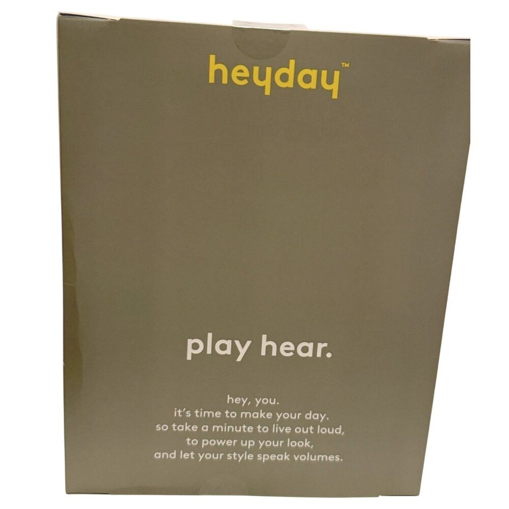 Heyday Wired Headphones Bluebird Wired Audio Accessory With In-Line Controls NEW - Picture 4 of 6